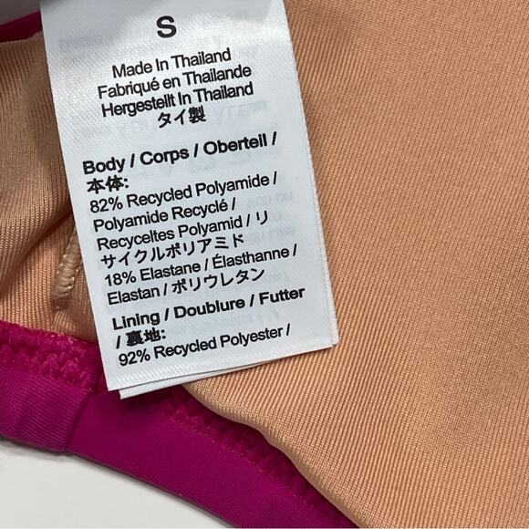 J Crew Swim Squareneck Bikini Top Radiant Fuchsia - Picture 5 of 11